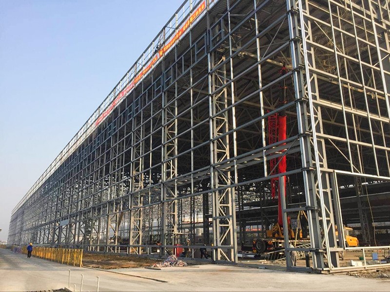 Estructura de acero del aeropuerto de Pudong