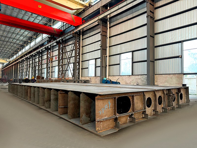 Secciones de casco para proyectos de construcción naval